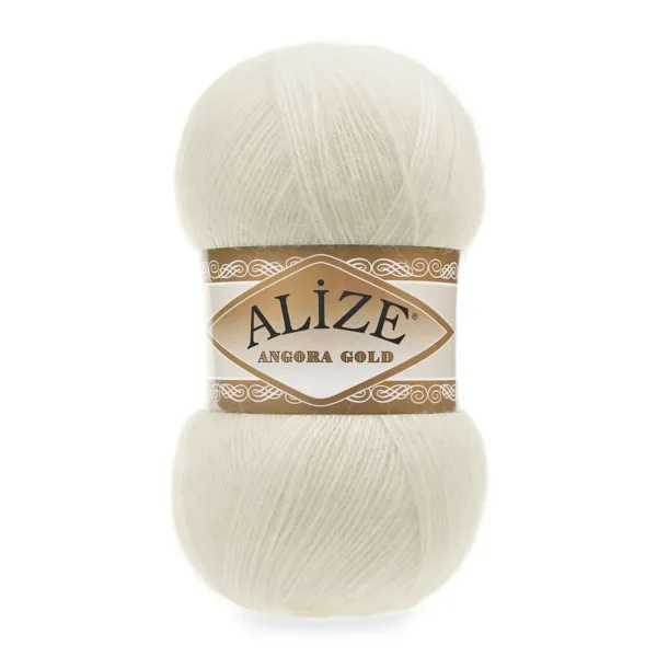 Alize Angora Gold Krem Klasik Örgü İğliği   01