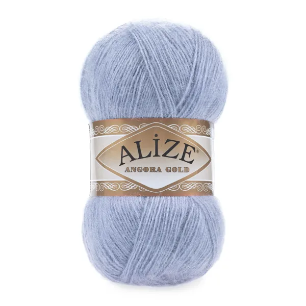 Alize Angora Gold Mavi Klasik Örgü İpliği   40