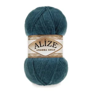 Alize Angora Gold Petrol Yeşil Klasik Örgü İğliği   17