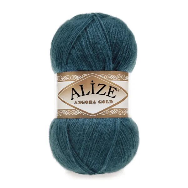 Alize Angora Gold Petrol Yeşil Klasik Örgü İğliği   17