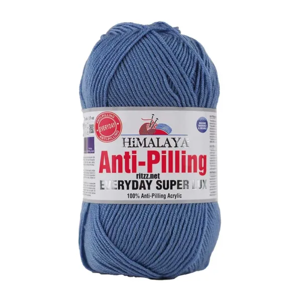 Himalaya Super Lux Anti Pilling Gök Mavi Örgü İpliği   73437
