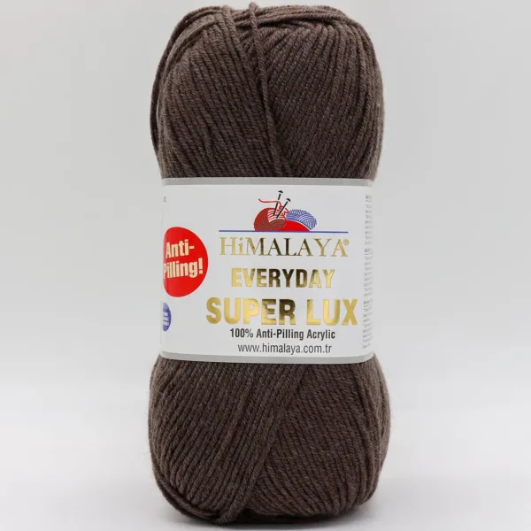 Himalaya Super Lux Anti Pilling Koyu Kahve Örgü İpliği   73433