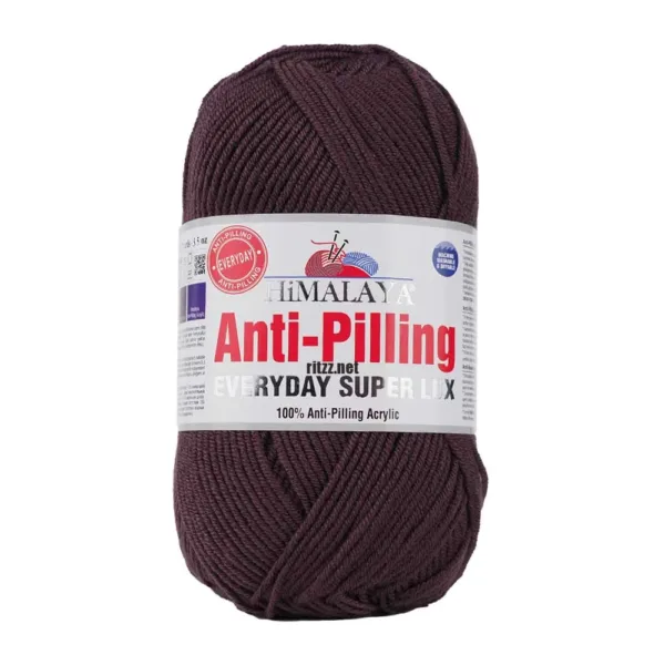 Himalaya Super Lux Anti Pilling Koyu Mürdüm Örgü İpliği   73417