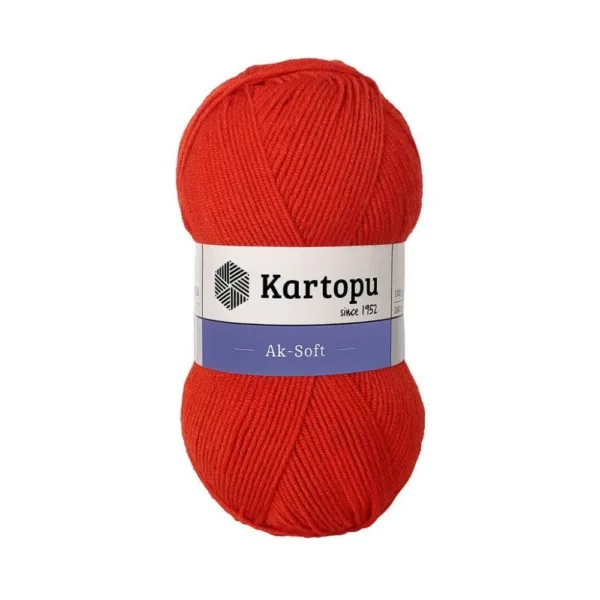 Kartopu Aksoft Koyu Turuncu El Orgu Ipligi K237