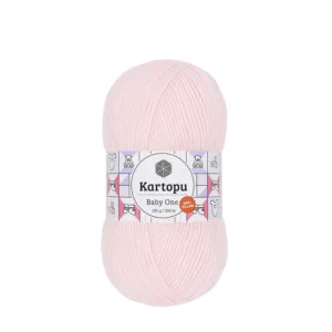 Kartopu Baby One Açık Pembe Örgü İpliği K255