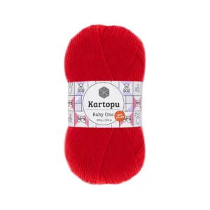 Kartopu Baby One Kırmızı El Örgü İpliği K150