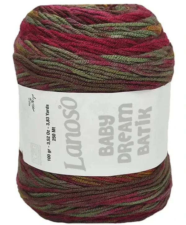 Lanoso Baby Dream Batik Bebe Örgü İpliği 737
