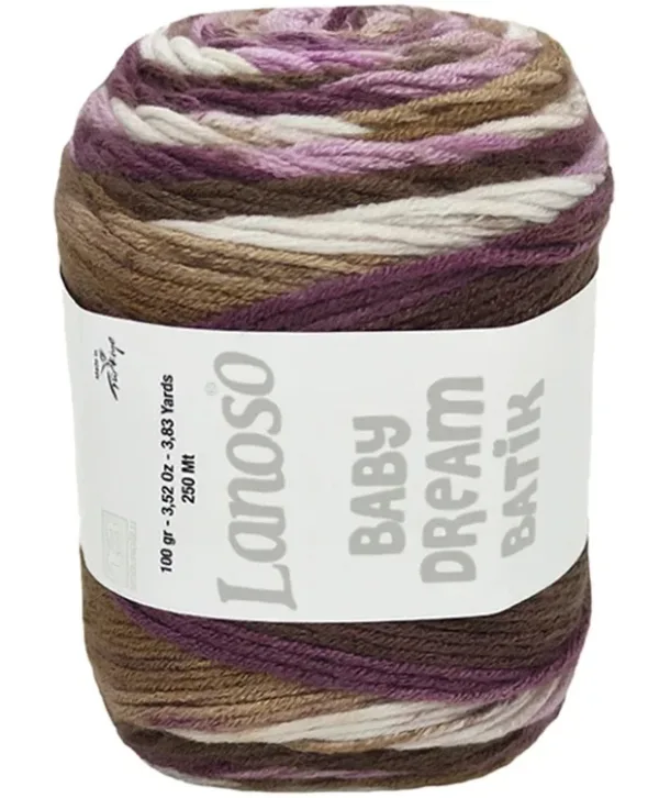 Lanoso Baby Dream Batik Bebe Örgü İpliği 739