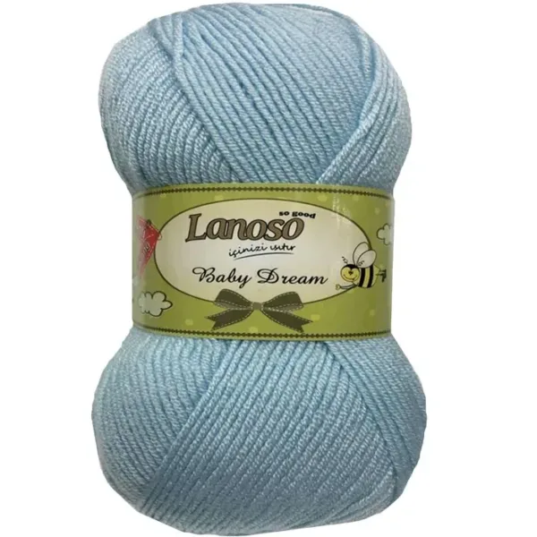 Lanoso Baby Dream Bebe Mavi Bebe Örgü İpliği 981