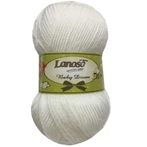 Lanoso Baby Dream Krem Bebe Örgü İpliği 901