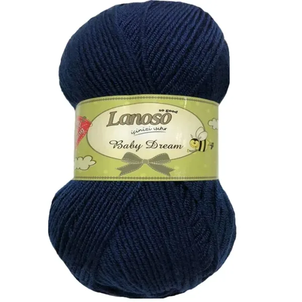 Lanoso Baby Dream Lacivert Bebe Örgü İpliği 958