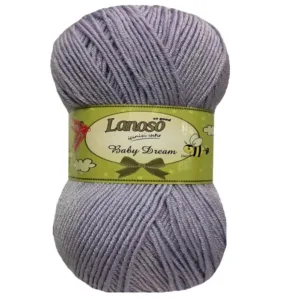 Lanoso Baby Dream Lila Bebe Örgü İpliği 947