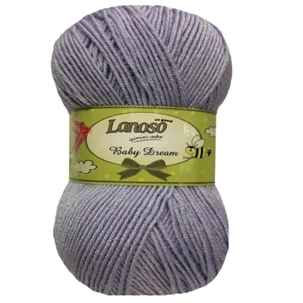 Lanoso Baby Dream Lila Bebe Örgü İpliği 947