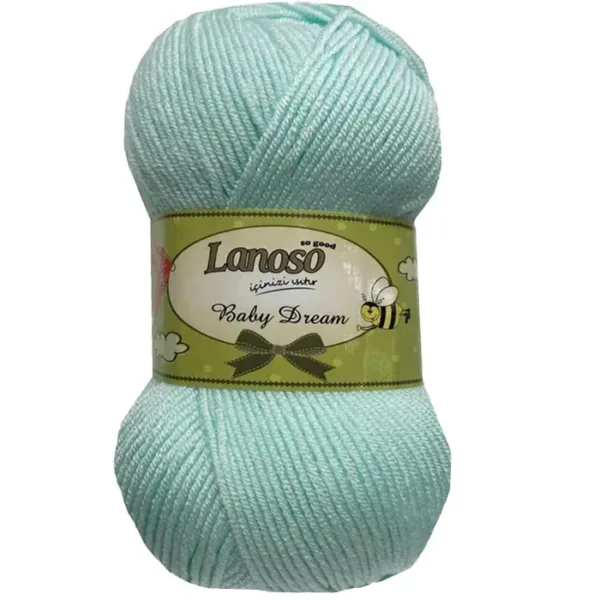 Lanoso Baby Dream Nil Yeşili Bebe Örgü İpliği 919