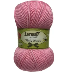 Lanoso Baby Dream Pembe Bebe Örgü İpliği 933