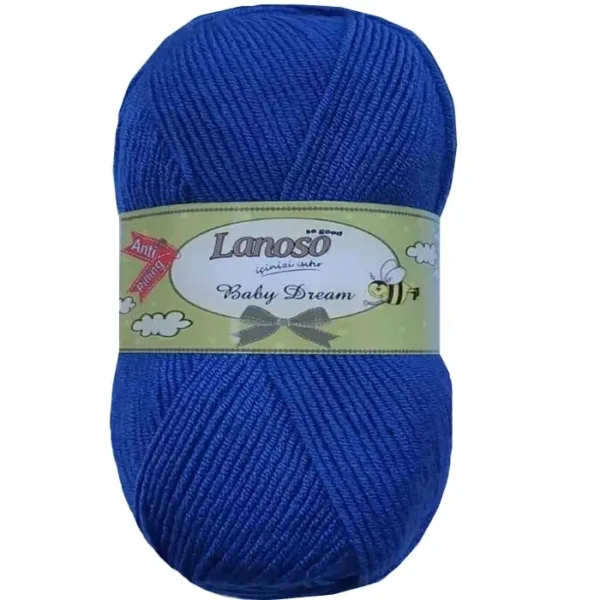 Lanoso Baby Dream Saks Mavi Bebe Örgü İpliği 954