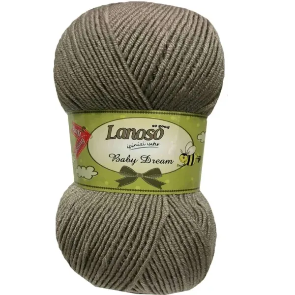 Lanoso Baby Dream Taş Rengi Bebe Örgü İpliği 909
