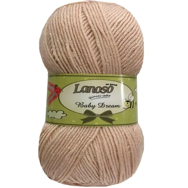 Lanoso Baby Dream Ten Rengi Bebe Örgü İpliği 937