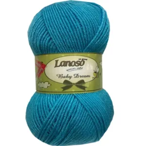 Lanoso Baby Dream Turkuaz Bebe Örgü İpliği 916