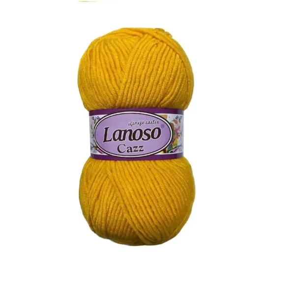 Lanoso Cazz Serisi Yumurta Sarısı Örgü İpliği CAZZ913