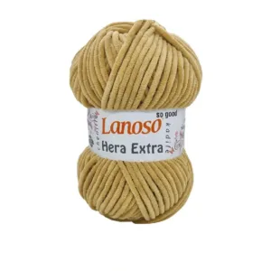 Lanoso Hera Extra Bej Kadife İplik C971