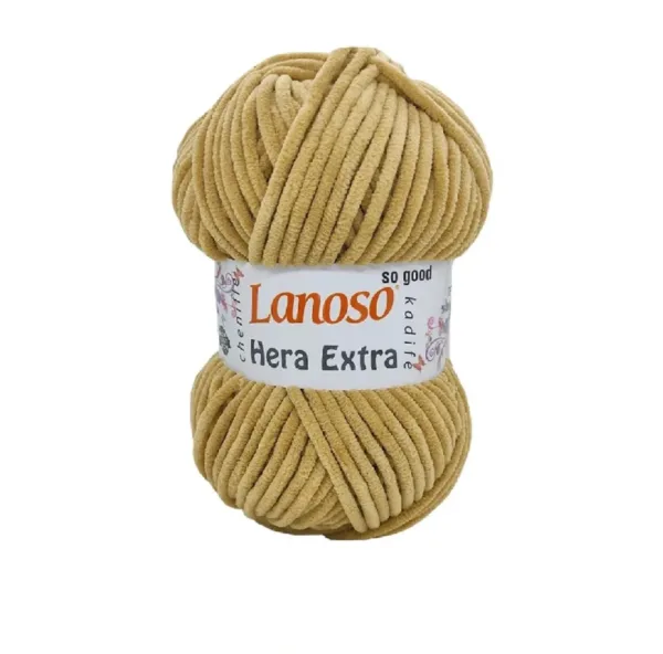Lanoso Hera Extra Bej Kadife İplik C971