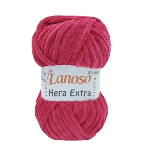 Lanoso Hera Extra Fusya Kadife Iplik C948