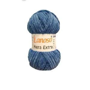 Lanoso Hera Extra Kot Mavi Kadife İplik C993