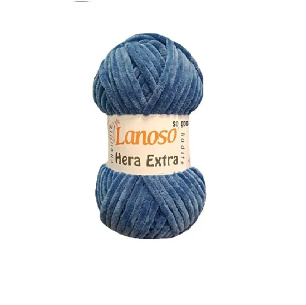 Lanoso Hera Extra Kot Mavi Kadife İplik C993