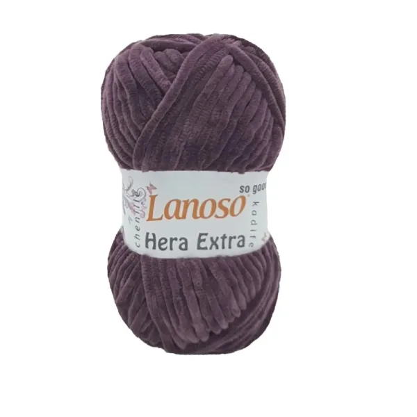 Lanoso Hera Extra Koyu Mürdüm Kadife İplik C986