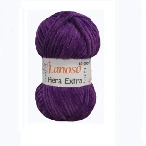 Lanoso Hera Extra Mor Kadife İplik C944
