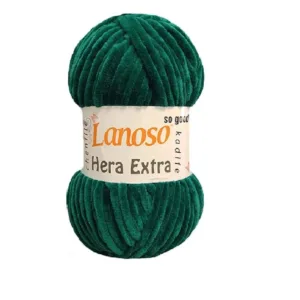 Lanoso Hera Extra Petrol Yeşil Kadife İplik C918