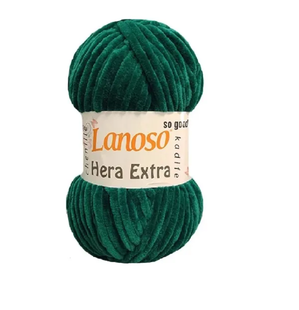 Lanoso Hera Extra Petrol Yeşil Kadife İplik C918