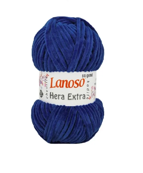 Lanoso Hera Extra Saks Mavisi Kadife İplik C954