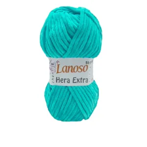 Lanoso Hera Extra Turkuaz Kadife İplik C916