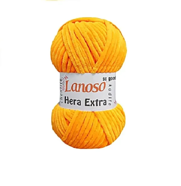 Lanoso Hera Extra Yumurta Sarısı Kadife İplik C913