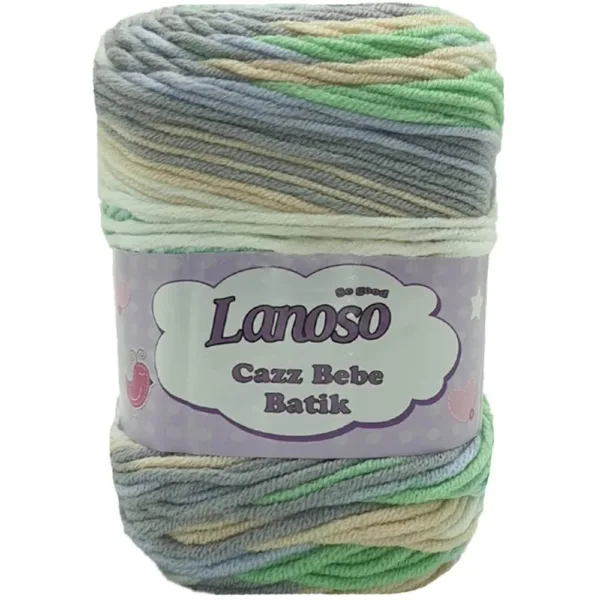Lanoso Kek Sarım Cazz Bebe Batik İpliği 758