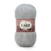 Nako Angora Lüks Açık Gri El Örgü İpliği 00195