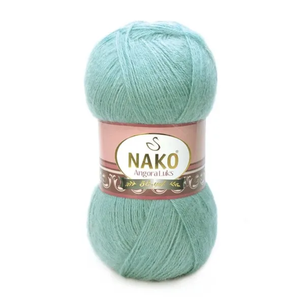 Nako Angora Lüks Azur El Örgü İpliği 10023