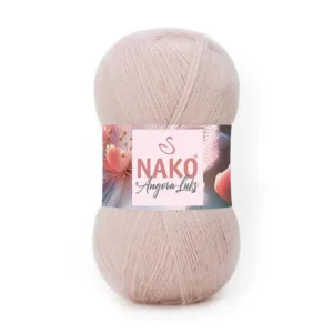 Nako Angora Lüks Bej Pudra El Örgü İpliği 02250