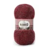 Nako Angora Lüks Bordo Muline El Örgü İpliği 21359