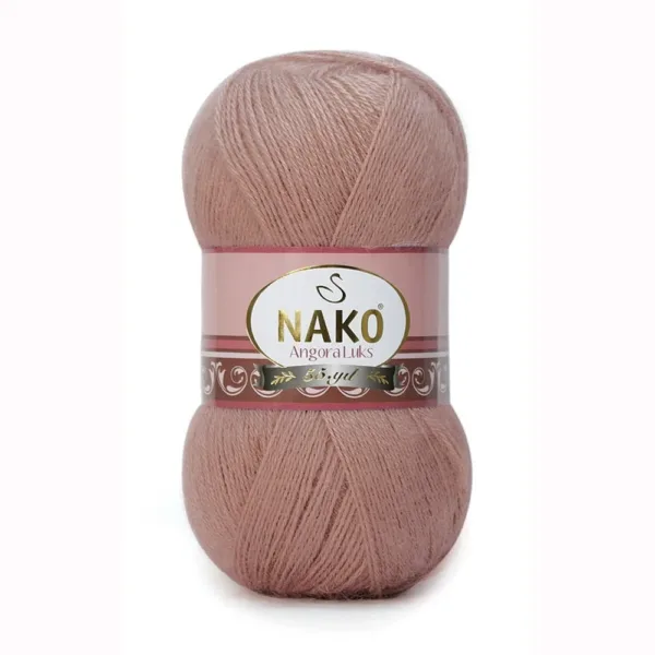 Nako Angora Lüks Bronz Ten El Örgü İpliği 11054