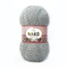 Nako Angora Lüks Galaktik Gri Muline El Örgü İpliği 21422