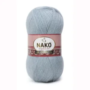 Nako Angora Lüks Gri El Örgü İpliği 12936