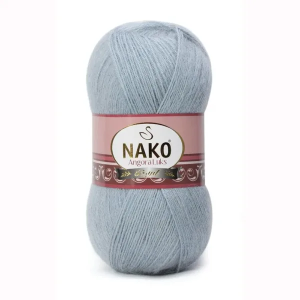 Nako Angora Lüks Gri El Örgü İpliği 12936