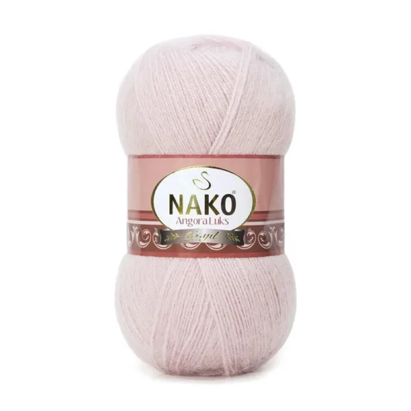 Nako Angora Lüks Gül Goncası El Örgü İpliği 00318