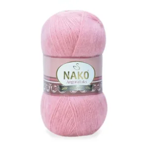 Nako Angora Lüks Gül Kurusu El Örgü İpliği 10325