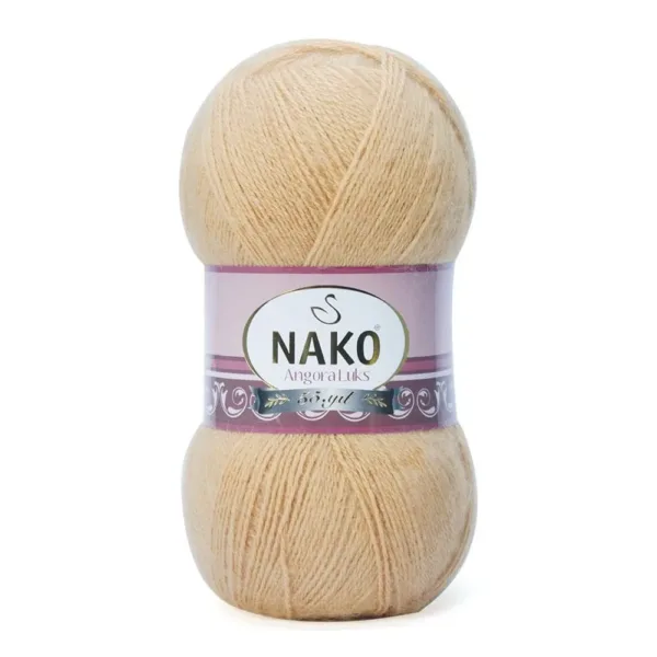 Nako Angora Lüks Karamel El Örgü İpliği 06944