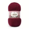 Nako Angora Lüks Kızıl Bordo El Örgü İpliği 01238