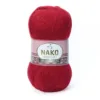Nako Angora Lüks Koyu Kırmızı El Örgü İpliği 01175